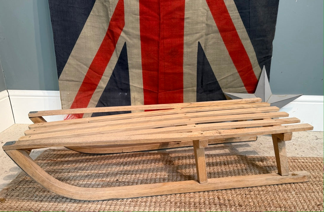Vintage Wooden Sledge - Great Christmas Display Prop