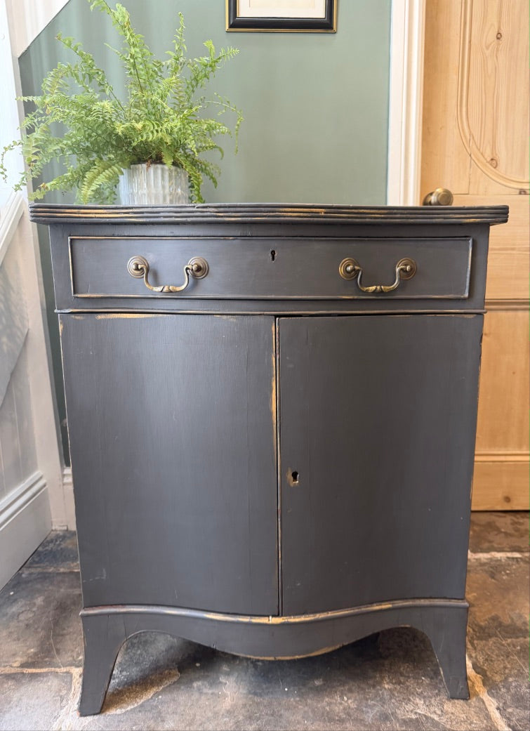 Vintage Painted Cupboard with Shelving