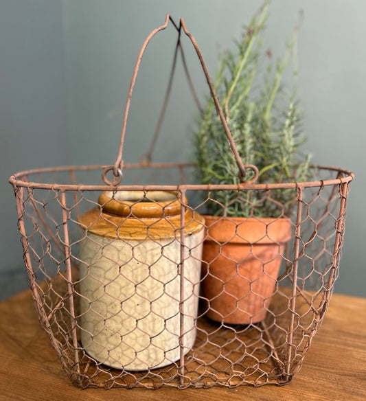 Vintage Wire Basket