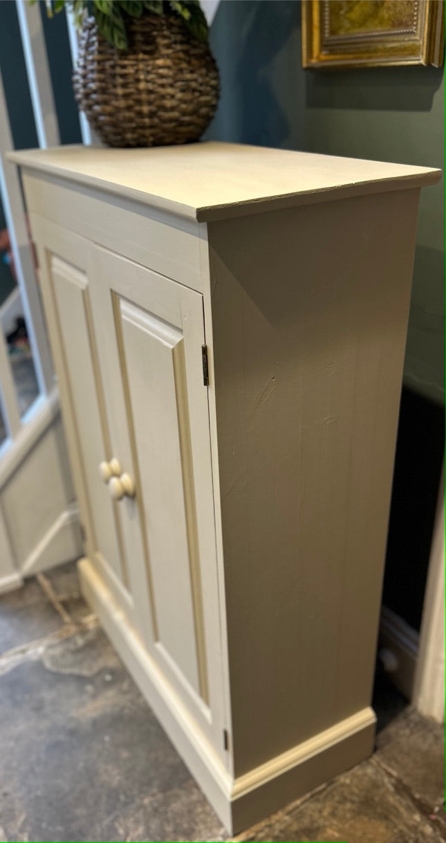 Painted Pine Cupboard with Shelving
