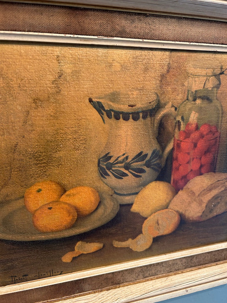 Vintage Still life Painting- Signed Robert Chailloux