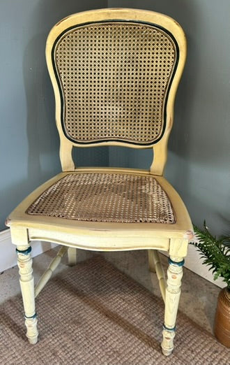 French Vintage Painted Dinning Chairs