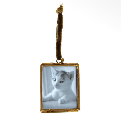 Vintage Style Miniature Brass Clip Frame - Perfect for photos or Pressed Flowers