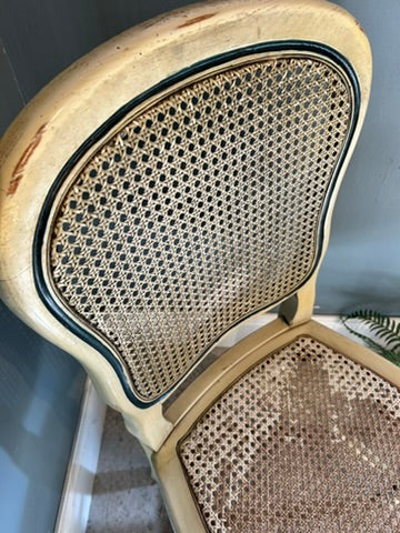 French Vintage Painted Dinning Chairs