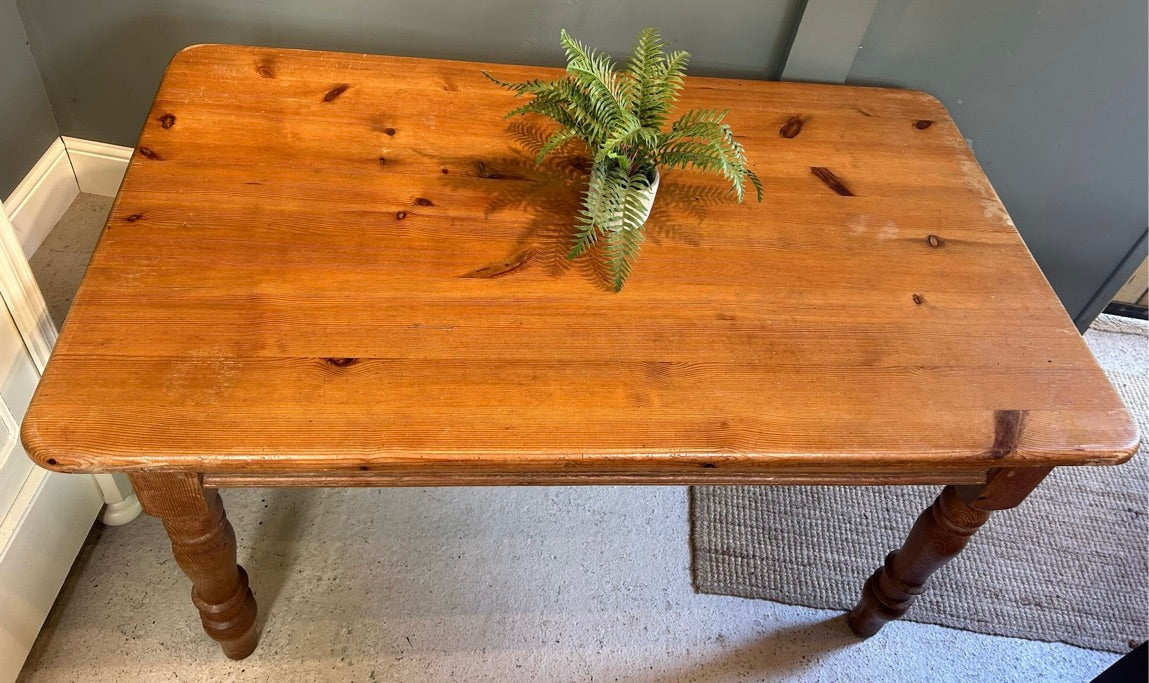 Small Pine Farmhouse Table