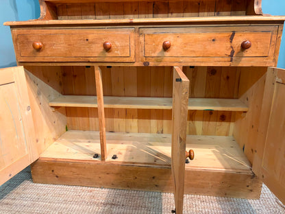 Vintage Pine Kitchen Dresser