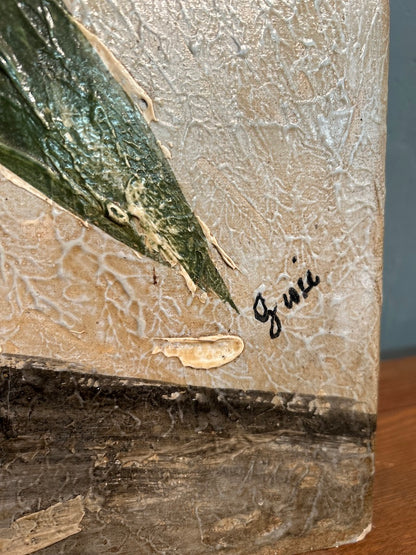 Textured Sunflower Canvas