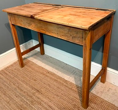 Double Vintage School Desk