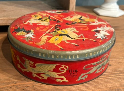 Bournville Red Vintage Tin