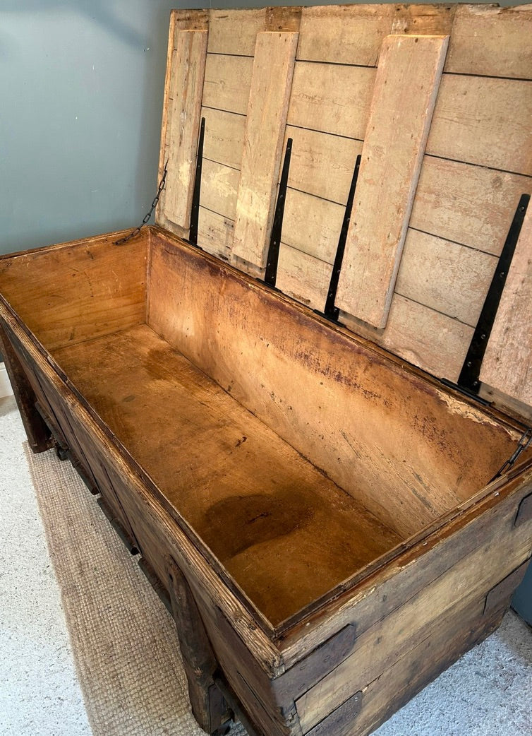 Large Antique Reclaimed Rustic Trough