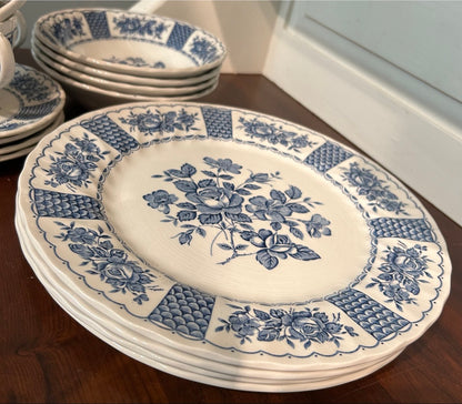 Vintage Melody Myott Ironstone- Plates, bowls and Tea cups and saucers