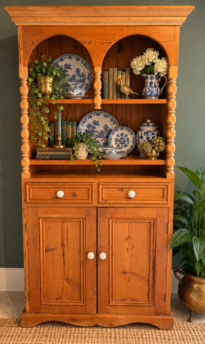 Vintage Pine Kitchen Dresser