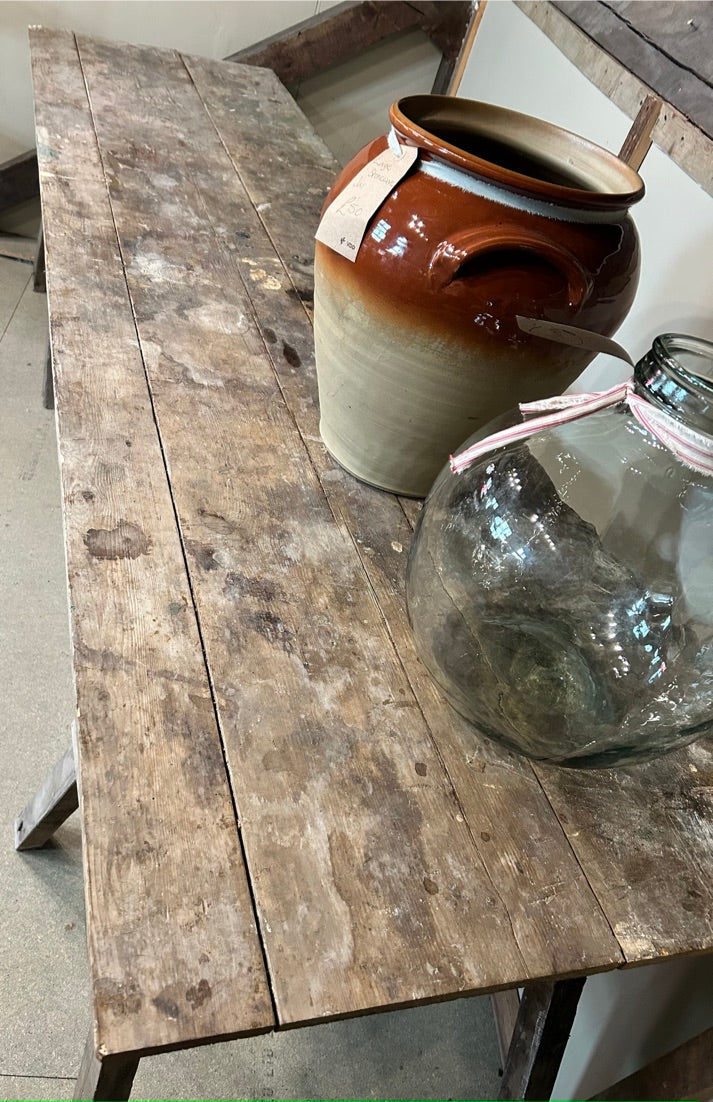 Rustic Reclaimed Trestle Table