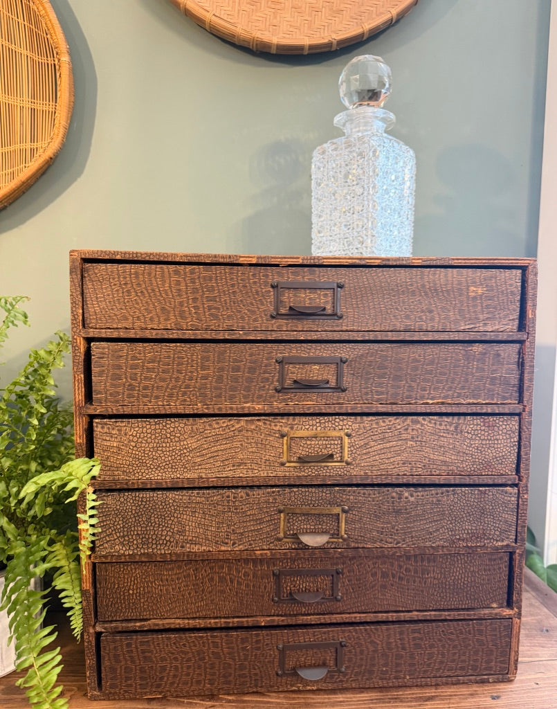 Vintage Mid Century Desk Top Drawers