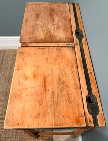 Double Vintage School Desk