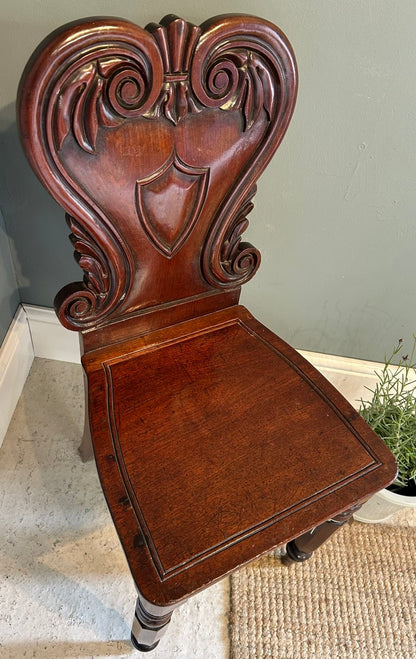 Antique Ocassional Mahogany Chair - Dark Wood