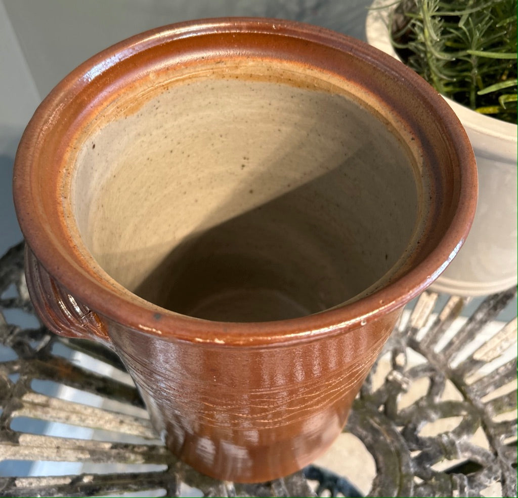Vintage Salt Glaze Jar - Antique Vessel - Wine Cooler