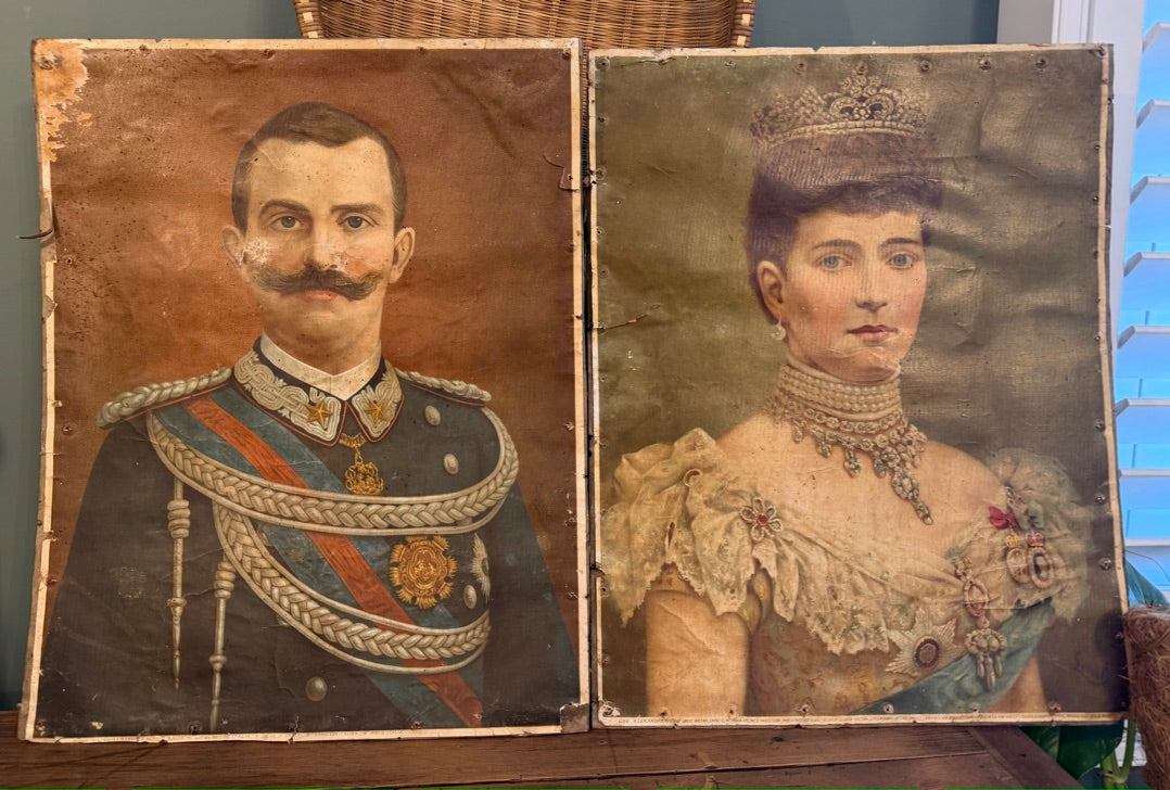 Pair of Historical Royal Portrait Prints