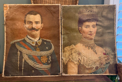 Pair of Historical Royal Portrait Prints