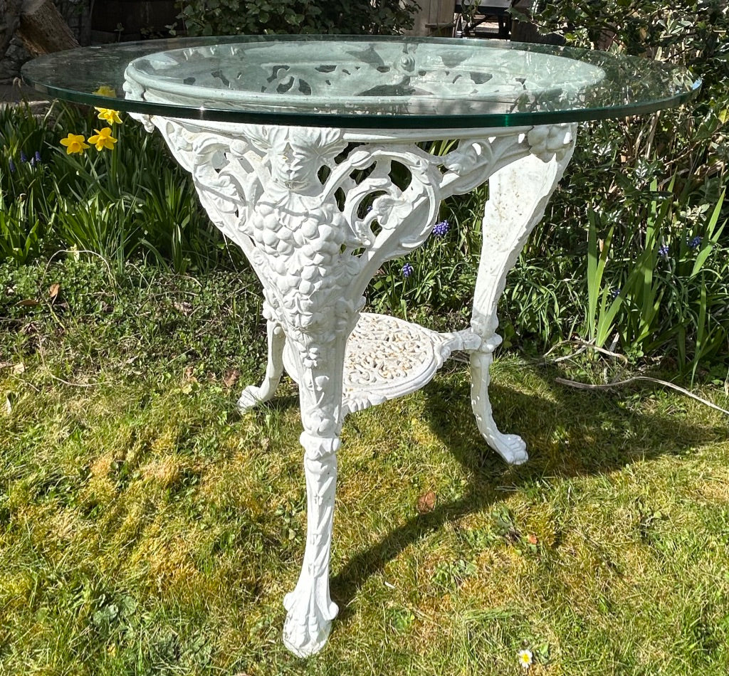 Antique Cast Iron Garden Table