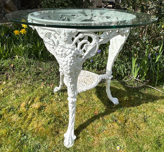Antique Cast Iron Garden Table