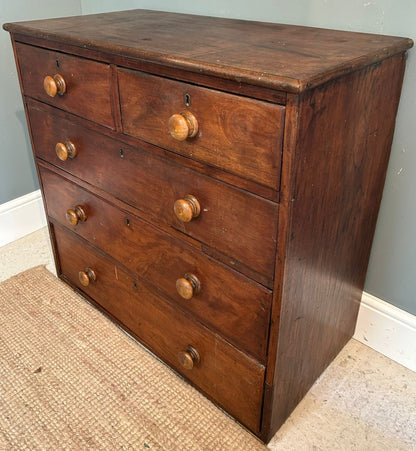 Antique Dark Chest of Drawers