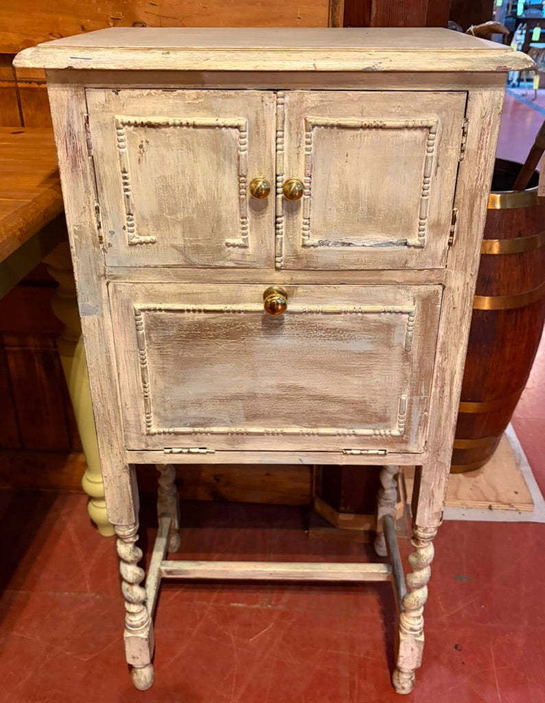 Vintage Painted Drinks / Side Cupboard