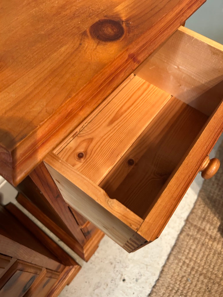 Pair of Pine Bedside Drawers