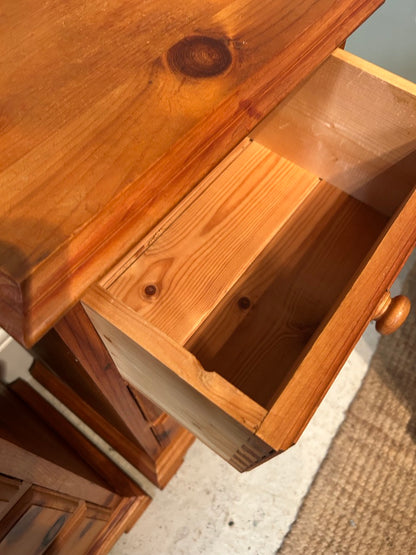 Pair of Pine Bedside Drawers