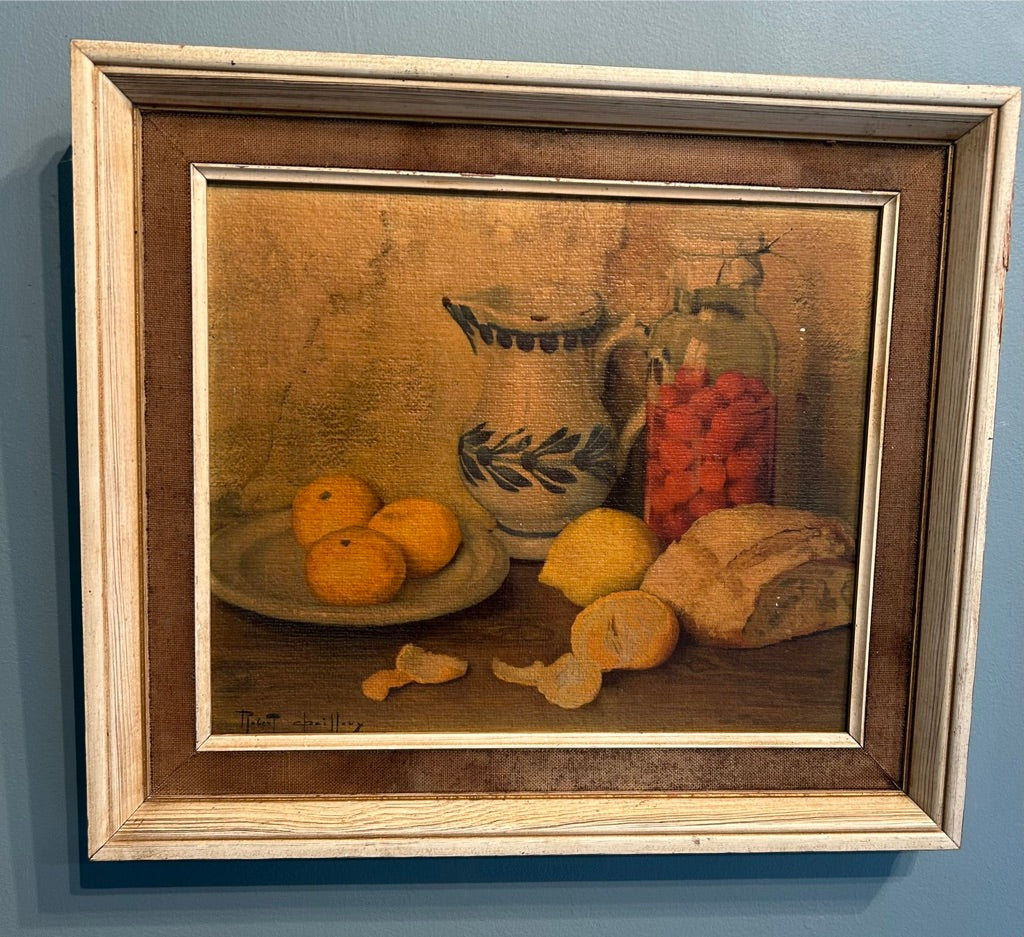 Vintage Still life Painting- Signed Robert Chailloux