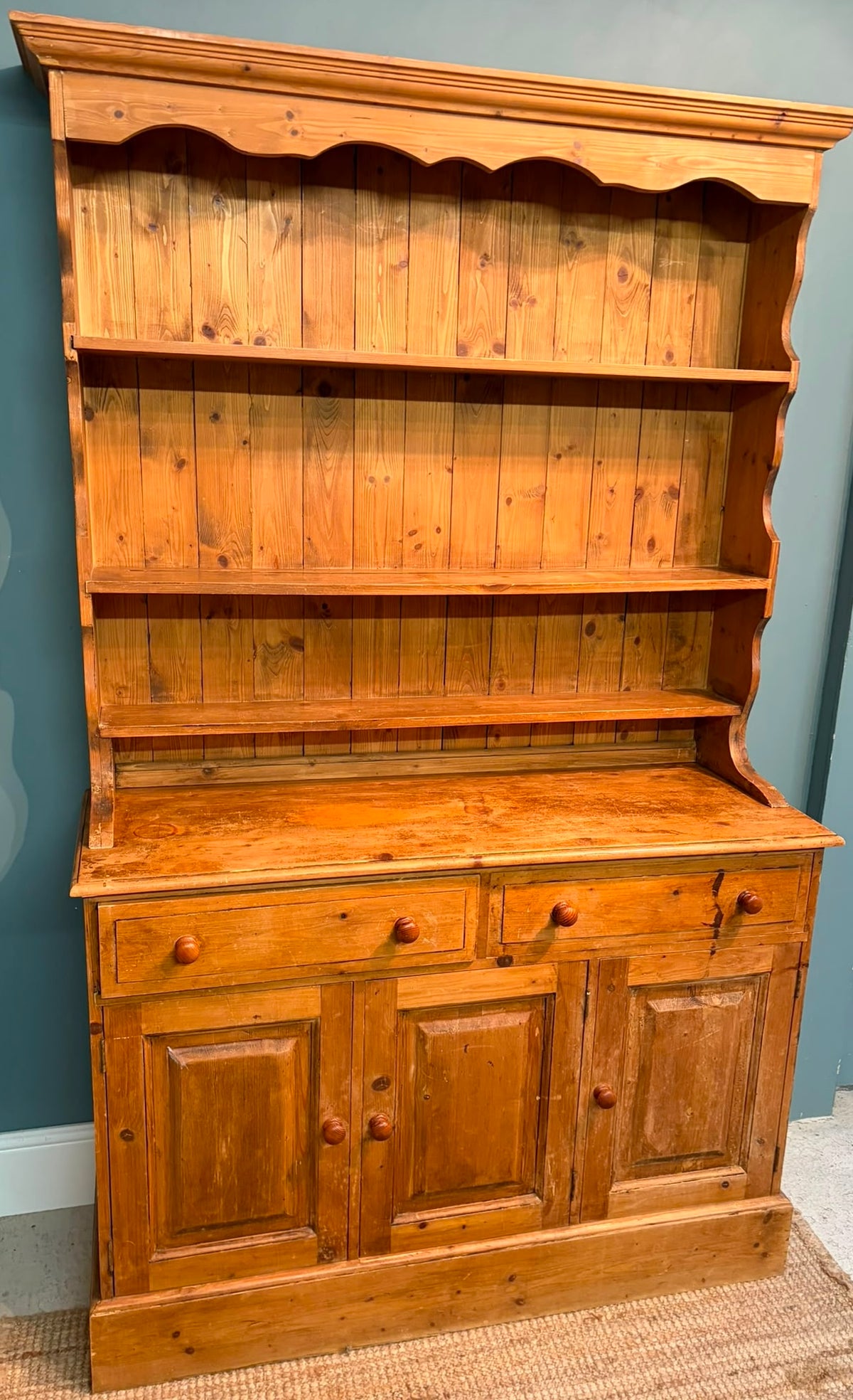 Vintage Pine Kitchen Dresser