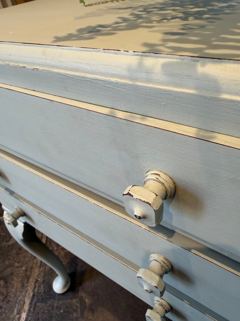 Vintage Painted Bedside Drawers
