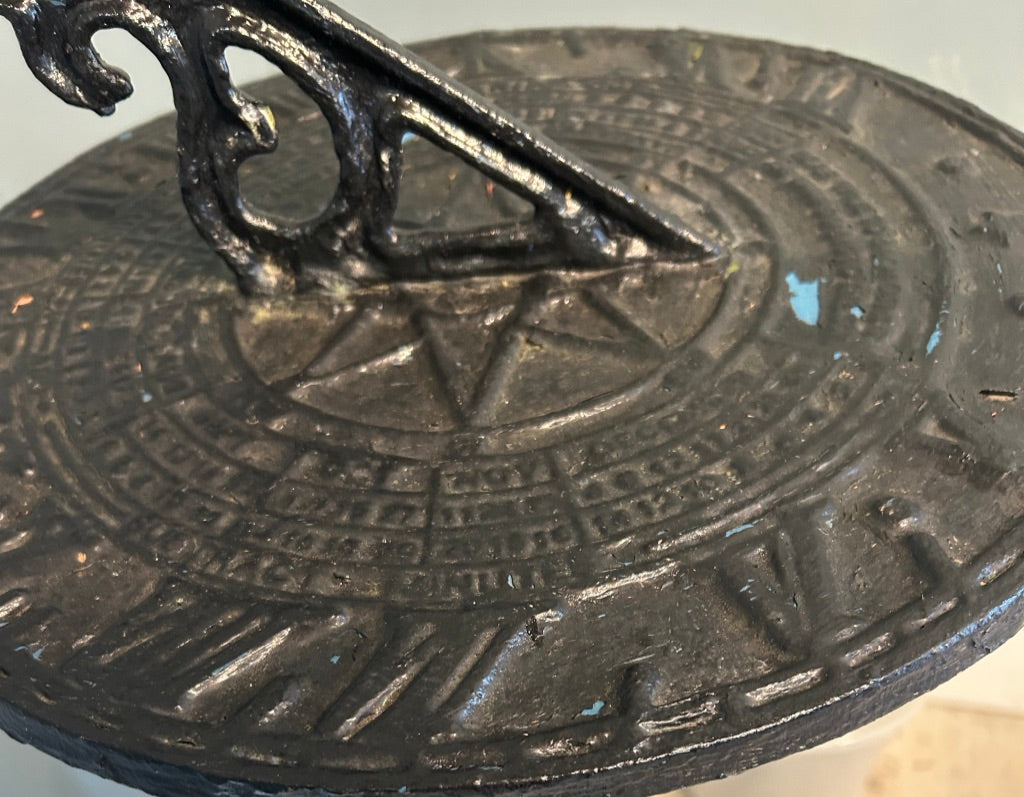 Vintage Painted Sundial