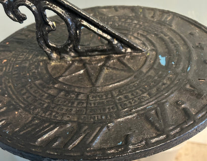 Vintage Painted Sundial