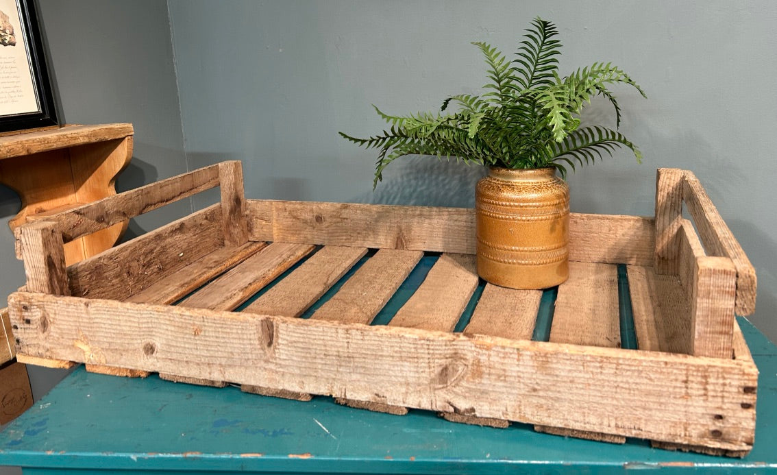 Vintage Rustic Wooden Apple Crate