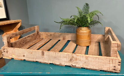 Vintage Rustic Wooden Apple Crate