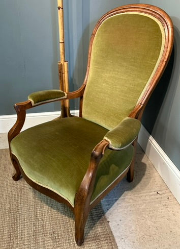 Antique Bedroom Chair - Victorian parlor chair.