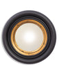 Vintage Port Hole Style Round Black 25cm Convex Wall Mirror