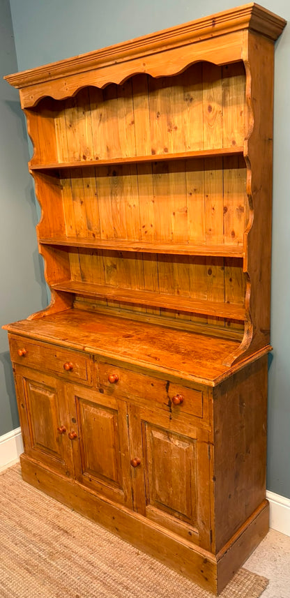 Vintage Pine Kitchen Dresser