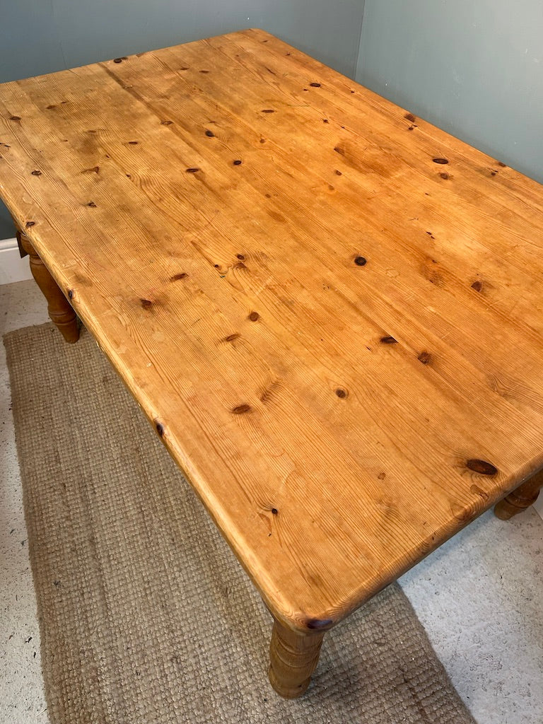 Small Pine Farmhouse Table
