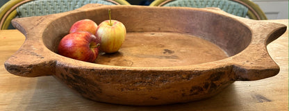 Antique Wooden Dough Bowl