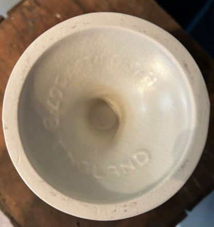 Vintage Dartmouth Pottery White Vase