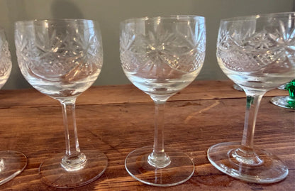 Set of 4 Vintage Sherry / Port Glasses