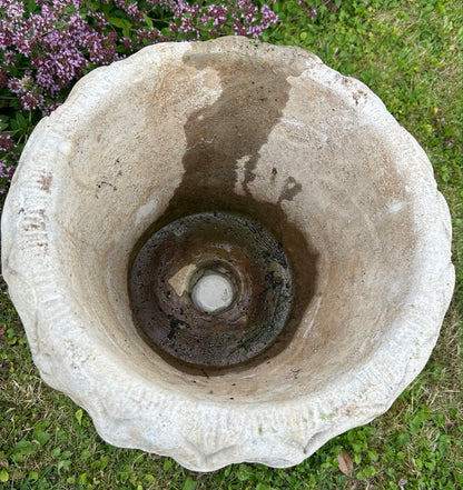 Concrete Garden Pot - Pineapple Shape