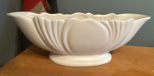 Vintage Dartmouth Pottery White Mantel Vase