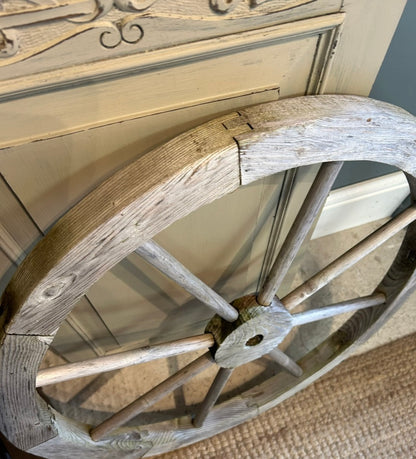 Vintage Rustic Wooden Reclaimed Wheel