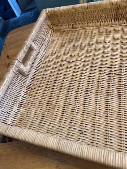 Large Wicker Tray