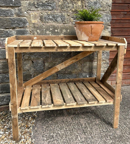 Rustic Potting  Garden Table