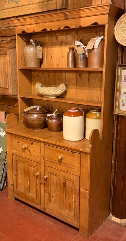 Antique Pine Kitchen Dresser