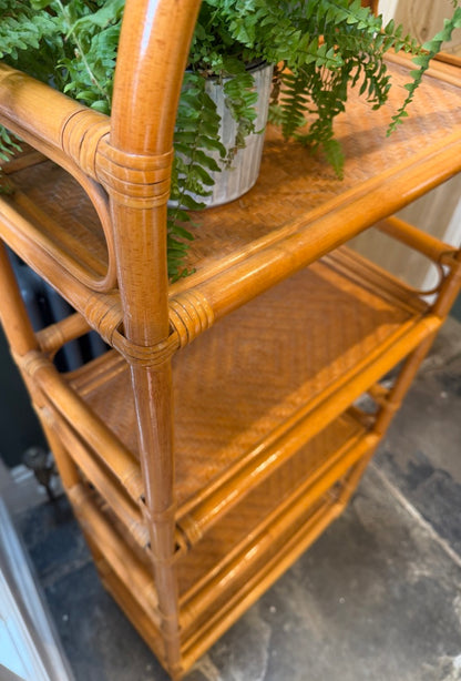 Vintage Bamboo Shelves